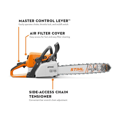 STIHL® MS 250 –18in Chainsaw | 45.4cc STIHL® Gas Engine