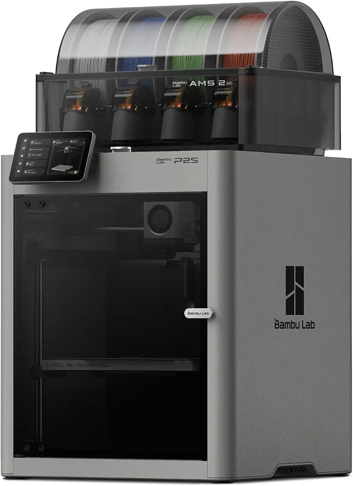 Bambu Lab P2S Combo, P2S 3D Printer & AMS 2 Pro, Multi-Color 3D Printing