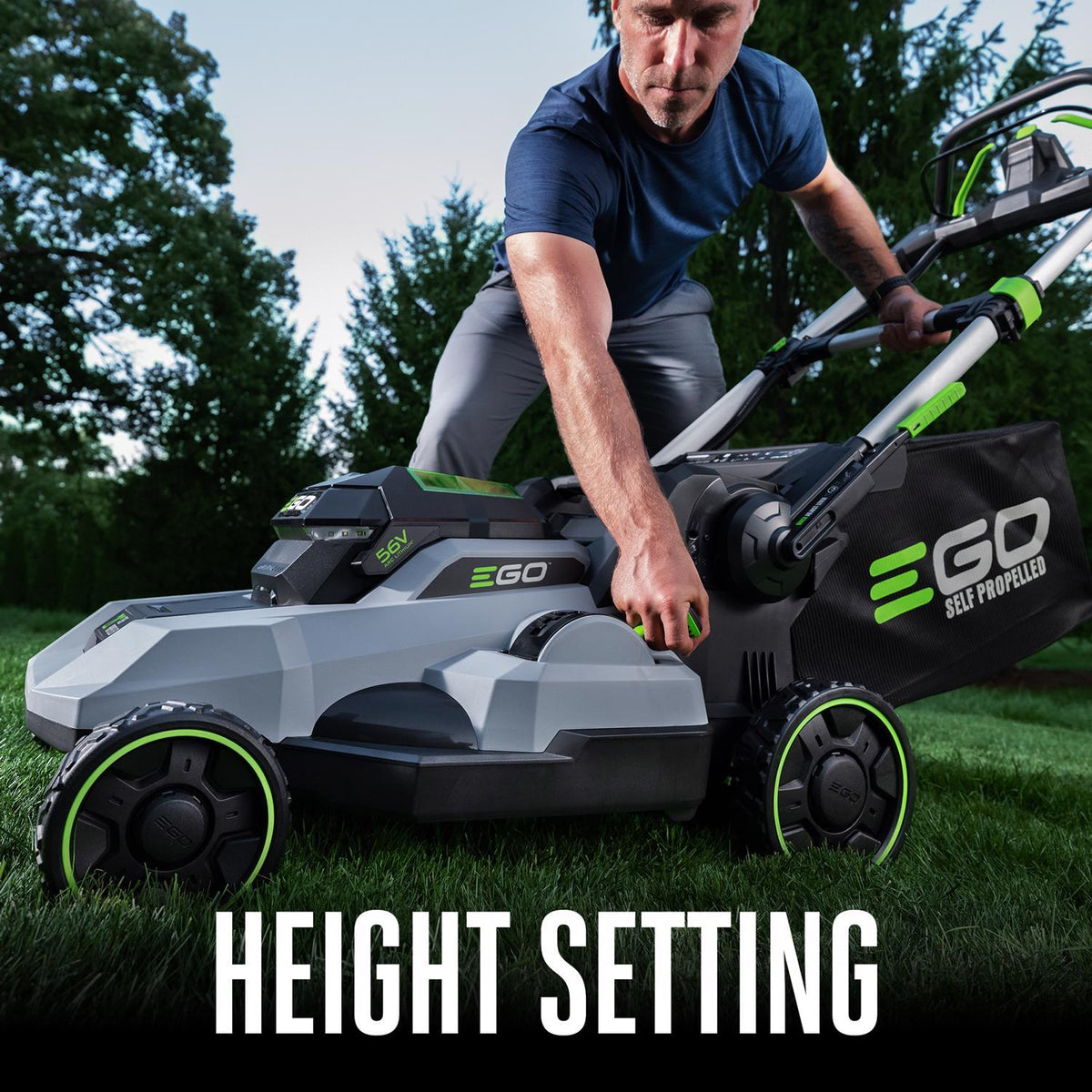 EGO POWER+ LM214SPST1511LB 56V Cordless Mower Combo Kit 53.3cm
