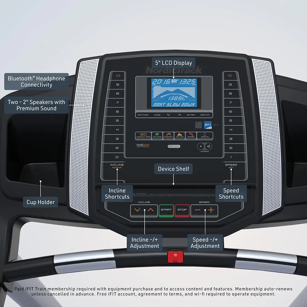 NordicTrack T Series Treadmills: T5, T6.5s, T7, T10, T16