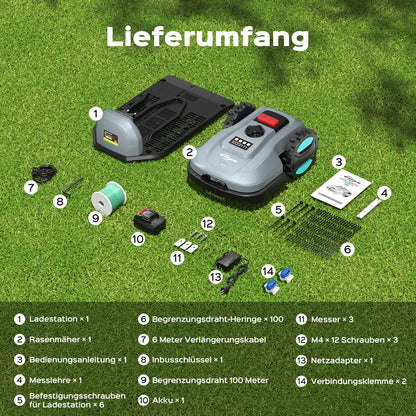 YARDCARE E400 Mähroboterf