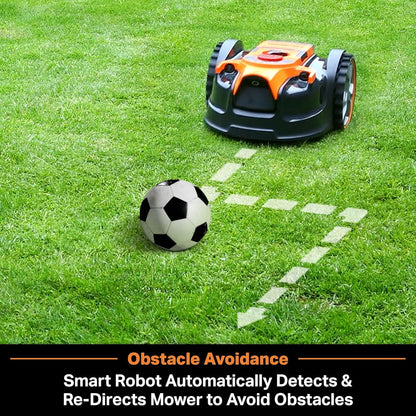 LawnMaster OcuMow™ 24V kabelloser Roboter-Rasenmäher & Trimmerf