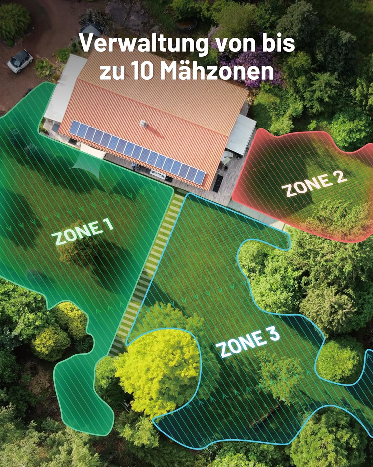 MAMMOTION LUBA mini AWD 800, 800m², Ohne Kabel, NetRTK+Vision, 4G, 80% Steigungf
