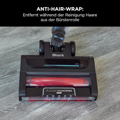 Shark IZ420EUT Kabelloser Stielstaubsauger: Smart, Leistungsstark, Anti Hair Wrap, Lange Laufzeitd