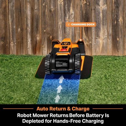 LawnMaster VBRM18AMID4R Mähroboter 800 m², ohne Kabel, WiFi & Appf
