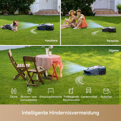 MOVA 1000 Mähroboter 1000 m², 3D-LiDAR & App-Steuerungf