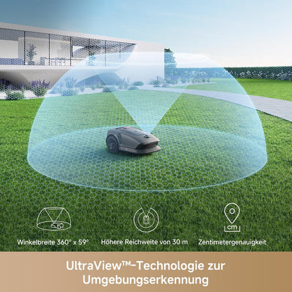 MOVA 1000 Mähroboter 1000 m², 3D-LiDAR & App-Steuerungf