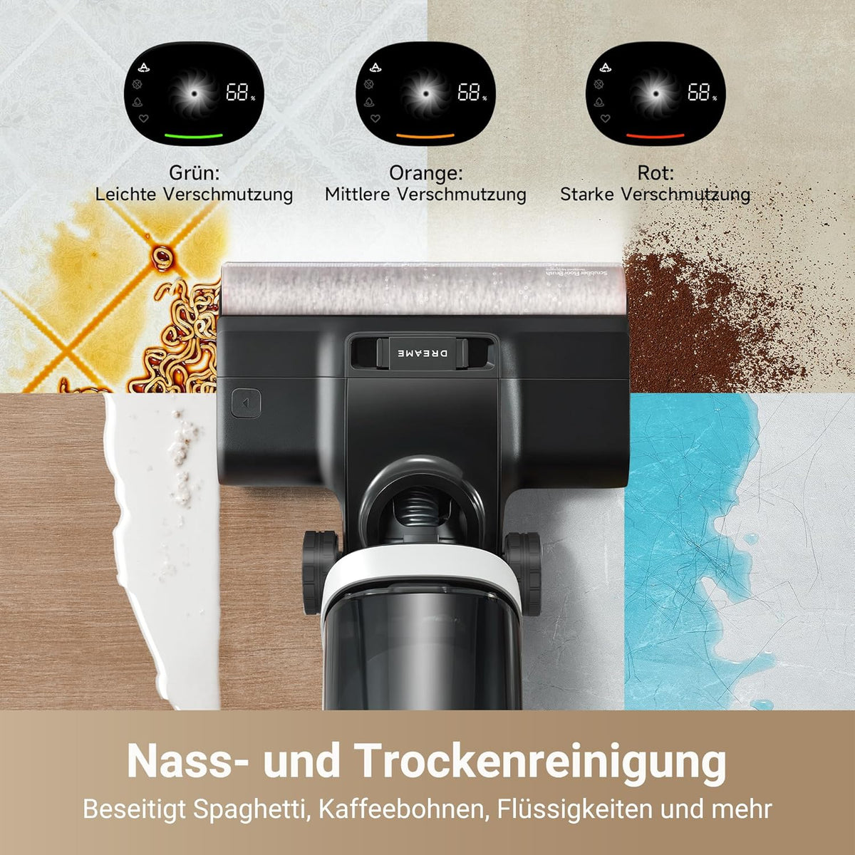 Dreame H14 Pro, 18kPa, Nass/Trocken, 180° Flach, Appf