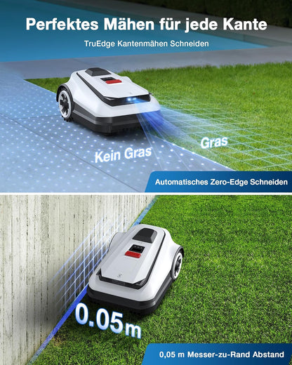 ECOVACS Goat A1600 RTK Mähroboter, 1600m², 330mm Schnitt, LiDAR RTK+Vision, 50% Steigung, Ohne Kabelf
