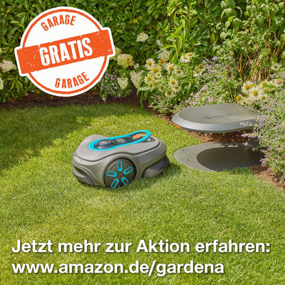 Gardena SILENO Free 1100 m² kabelloser Mähroboter, App & LONAf
