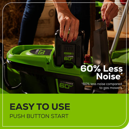 Greenworks MO60L516 Cordless Mower Kit 53.3cm 60V 5.0Ah