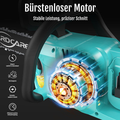YARDCARE 16" bürstenlose Akku-Kettensägef