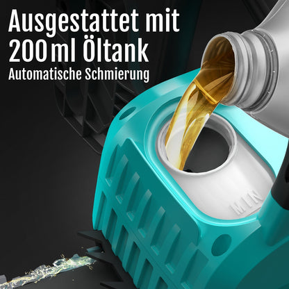 YARDCARE 16" bürstenlose Akku-Kettensägef