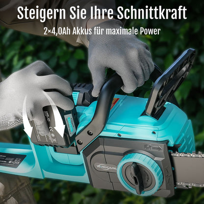 YARDCARE 16" bürstenlose Akku-Kettensägef