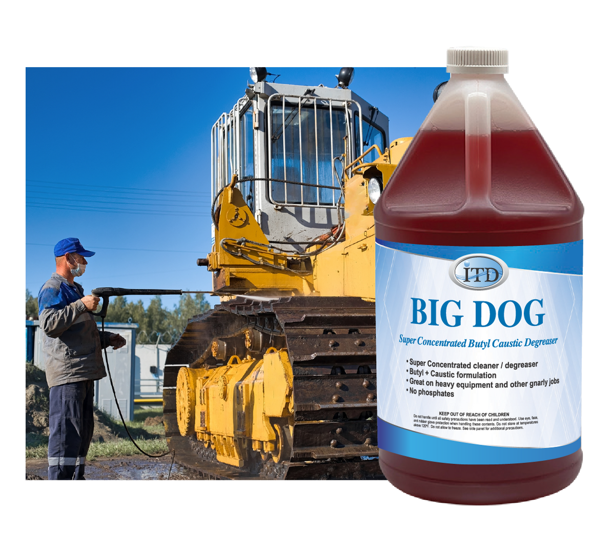 Big Dog – Heavy-Duty Cleaner & Degreaser 22525 5 Gallon