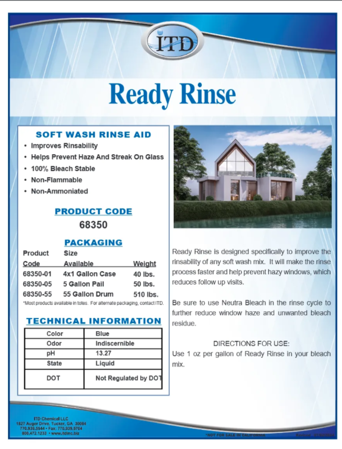 Ready Rinse 1 Gallon
