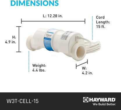 Hayward TurboCell Salt Cell for Pool Chlorination T-CELL-15 40,000 Gallons