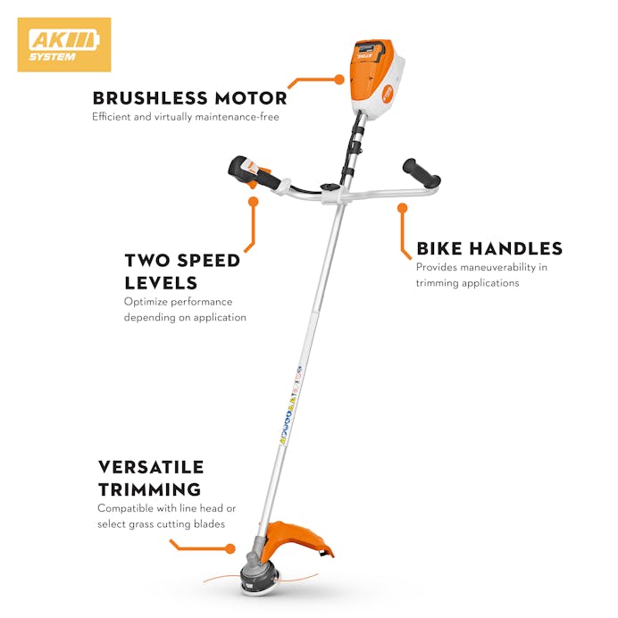 STIHL® – FSA 80 R Loop‑Handle Trimmer | 36V Battery‑Powered | Battery and Charger Included