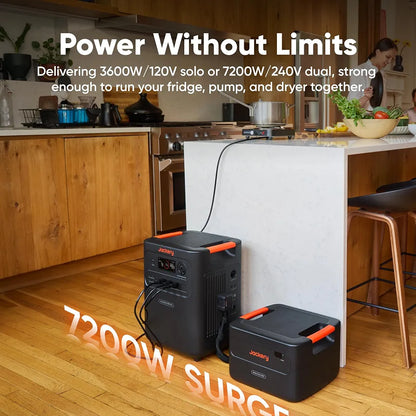 Jackery HomePower 3600 Plus Power Station, 3584Wh, 3600W AC Output