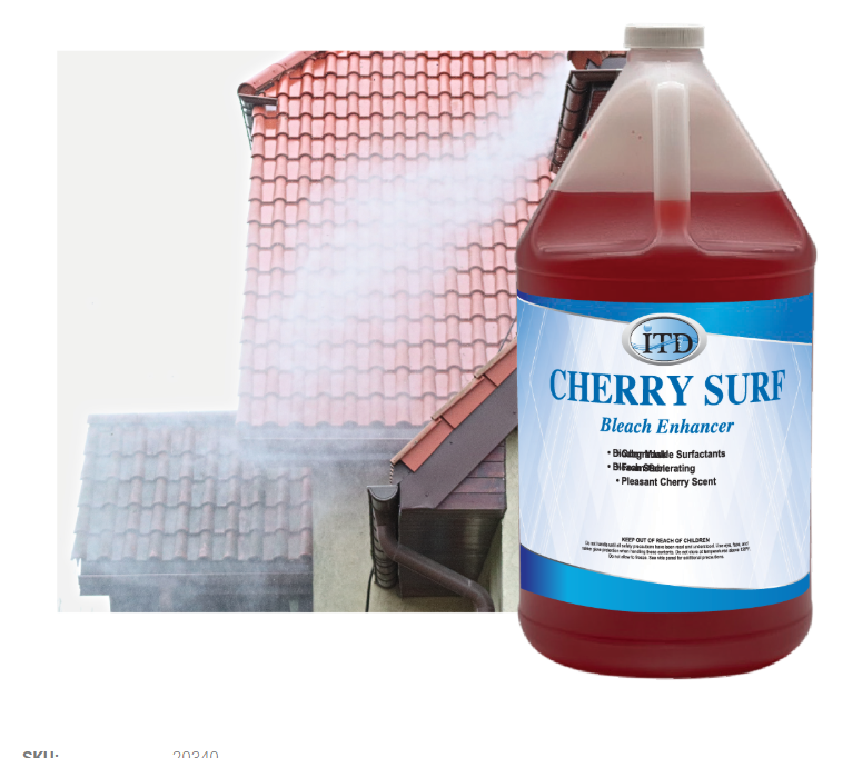 Cherry Surf – Bleach Enhancer  House Wash 5 Gallon