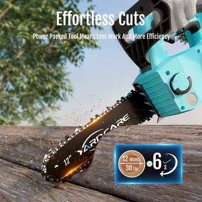 YARDCARE 12" bürstenlose Akku-Kettensägef