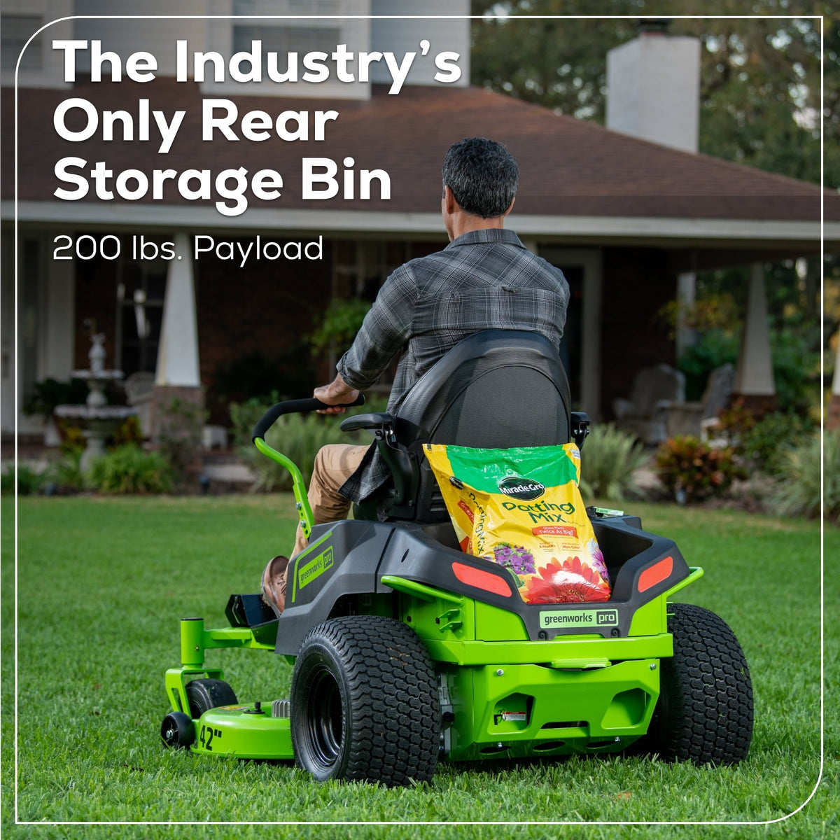 Greenworks 7409302 Crossover-Z Zero Turn Riding Mower 106.7cm