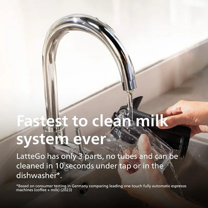 PHILIPS 5500 Series Fully Automatic Espresso Machine, LatteGo Milk System